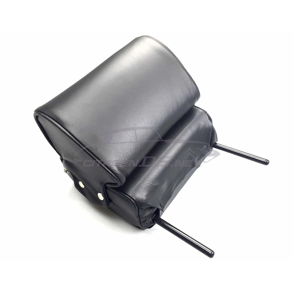 Kopfstütze schmal, Leder schwarz