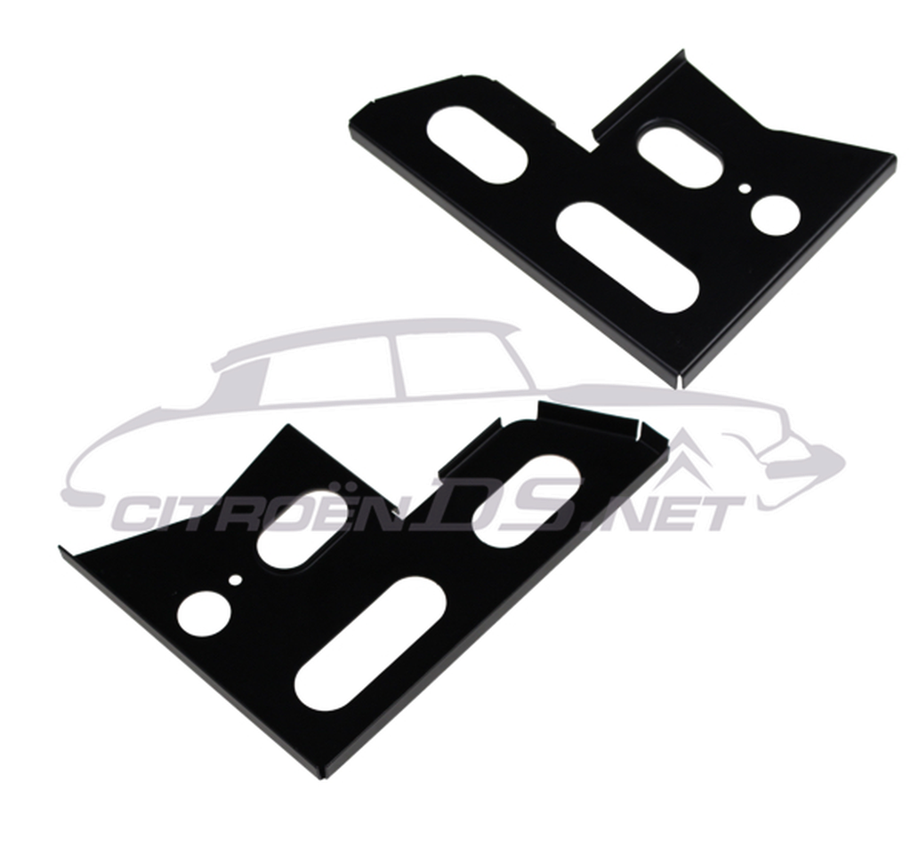 B' pillar support bracket, left and right, incl. seat belt thread and hose pass-throughs,