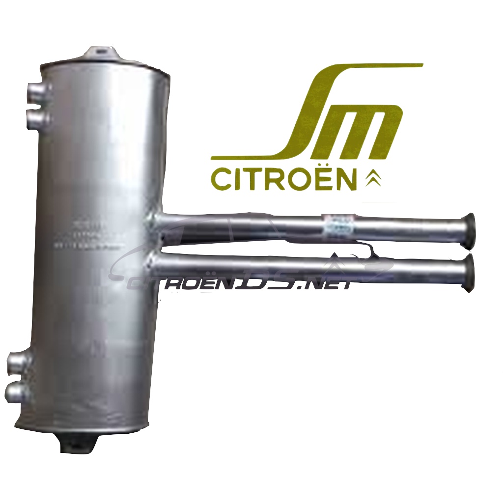 Main exhaust silencer for Citroën SM