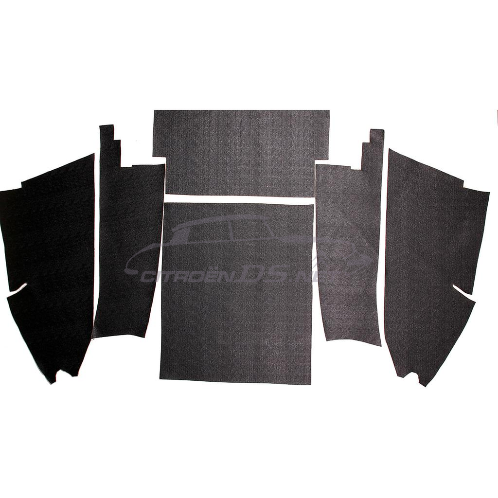 Boot lining set sedan, 6pcs.