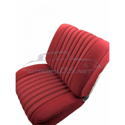 Pallas interior complete (1970-1972), velours striped red &quot;rouge Cornaline&quot;, Exch. (Without headrest, k0)