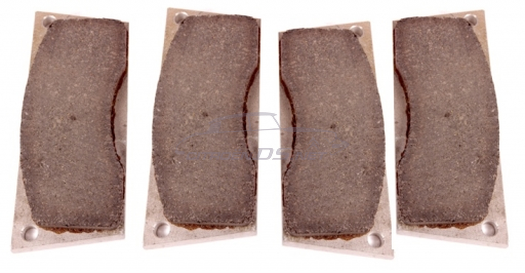 Brake pads, set of 4, 1955-09/1965