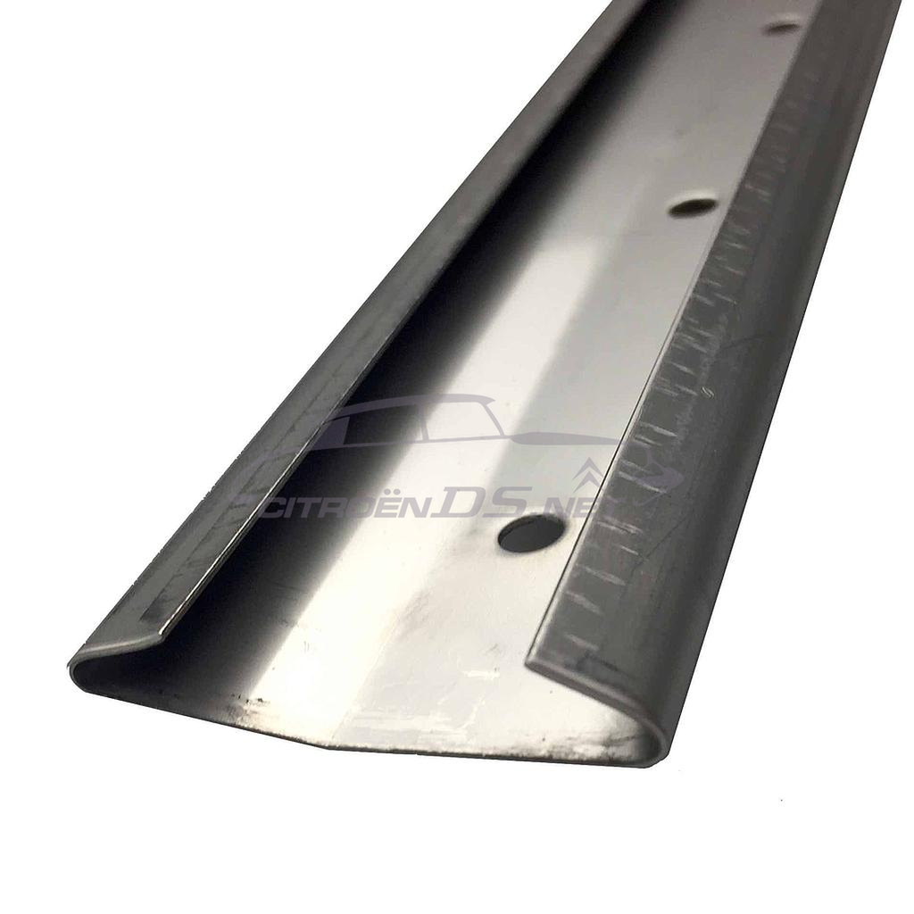 Rail for door seal, lower front horizontal, stainless