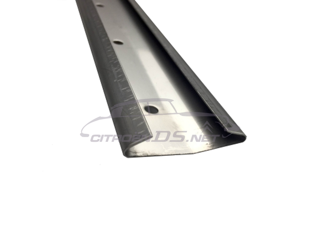Rail for door seal, lower rear horizontal, stainless steel