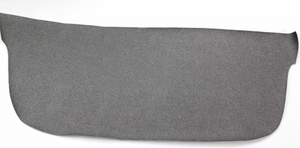 Parcel shelf cover, grey marbled