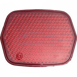 [616730] Red rear reflector plastic lens