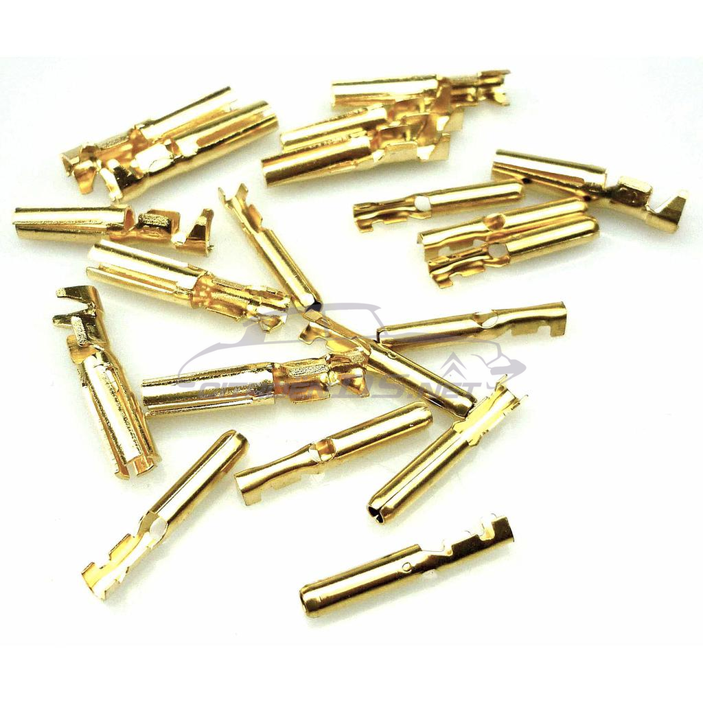 Brass wiring connectors, 3mm, set 10,