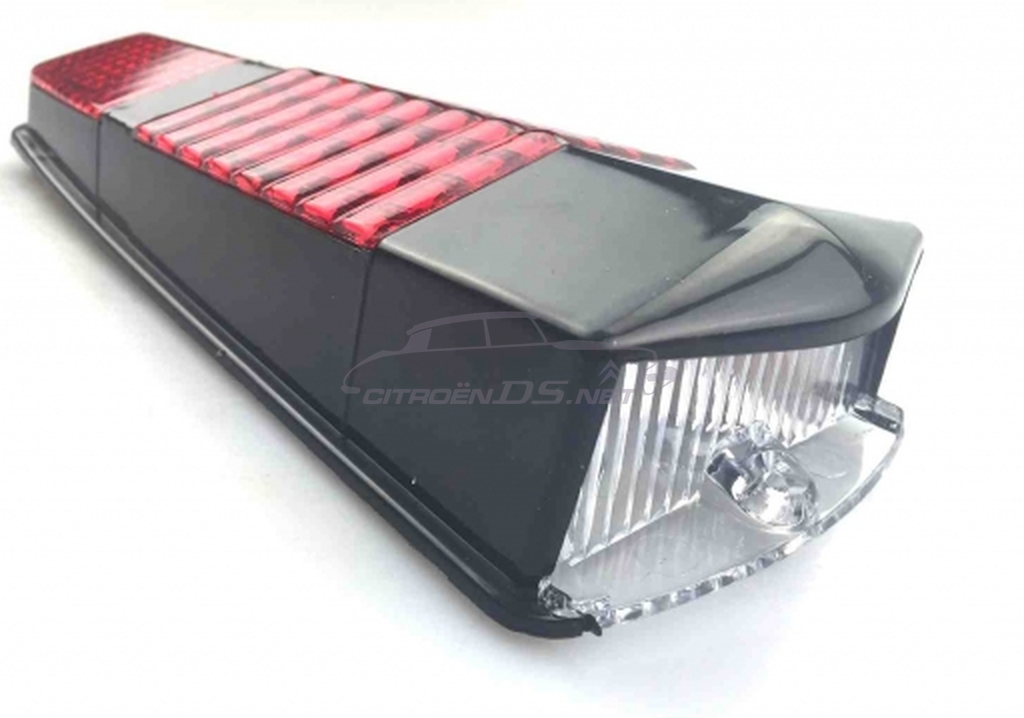 Rear light, black plastic housing, 09/1968-03/1971