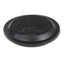 Round rubber bung, for doors, single