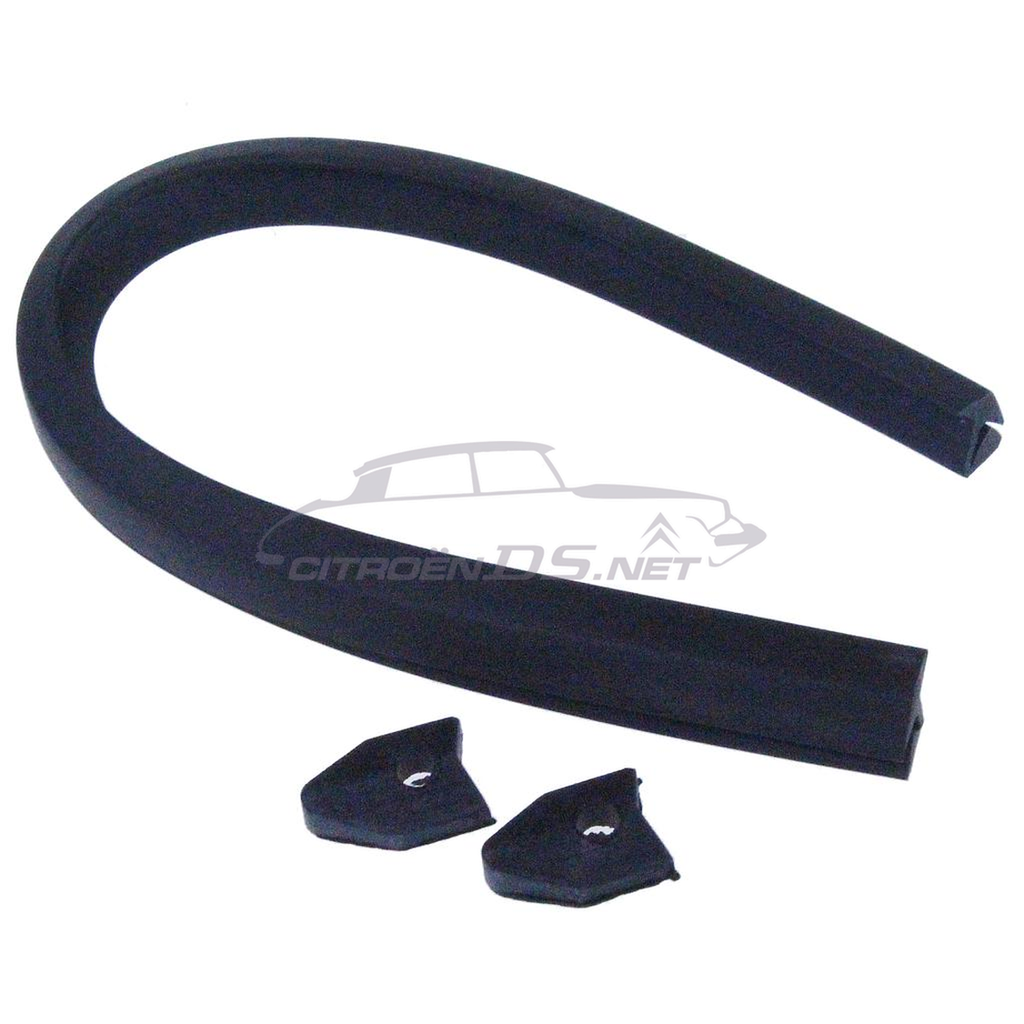 Rubber buffers for steering wheel aperture trim, set 3 pieces, 1962-1969