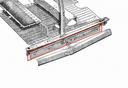 Reinforcement plate, sill, Break/Cabriolet, right side