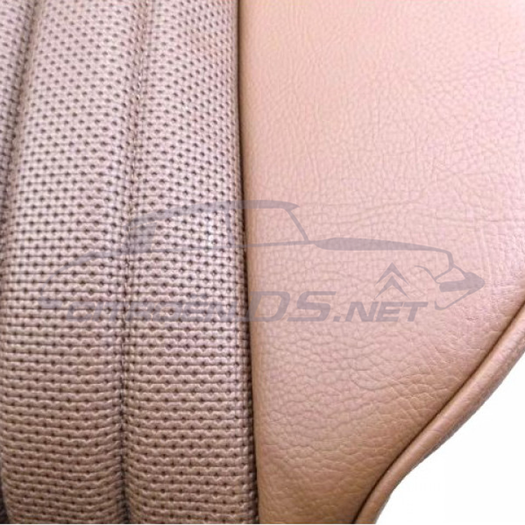 Seat covers front and rear leatherette/ skai tobacco brown &quot;Targa&quot;