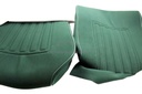 Seat covers ID-DS print pattern 'Jura-green' 1969-1975, set front and rear
