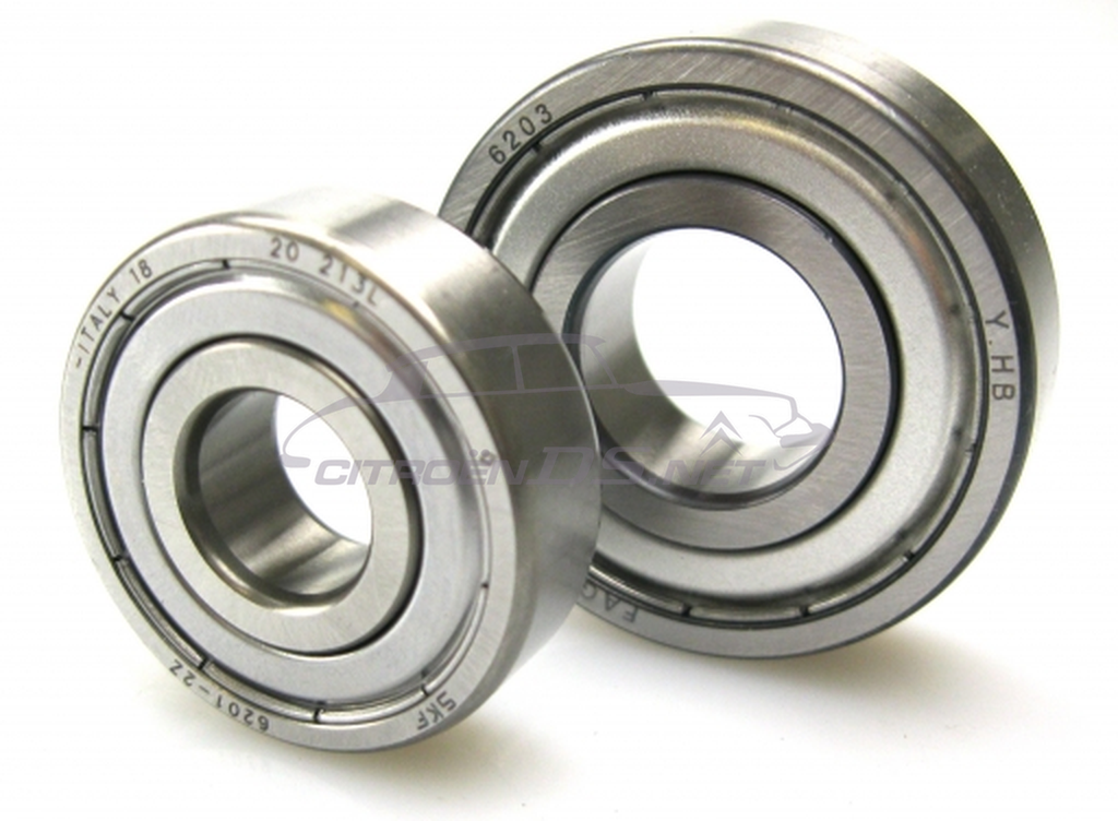 Set of bearings for alternator Paris Rhone 07/1967-&gt;