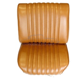 [717708] Pallas complete interior leather, brown &quot;Naturel&quot;, exch. part (Without headrest, Crome lever (Pallas until 07/1968), k0)