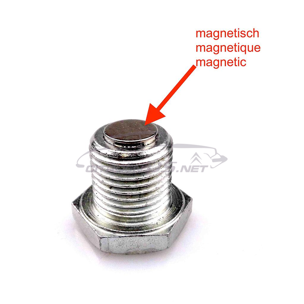 Sump plug, magnetic.