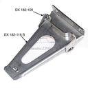 Support plate for flexible pipe (single downpipe version) stainless