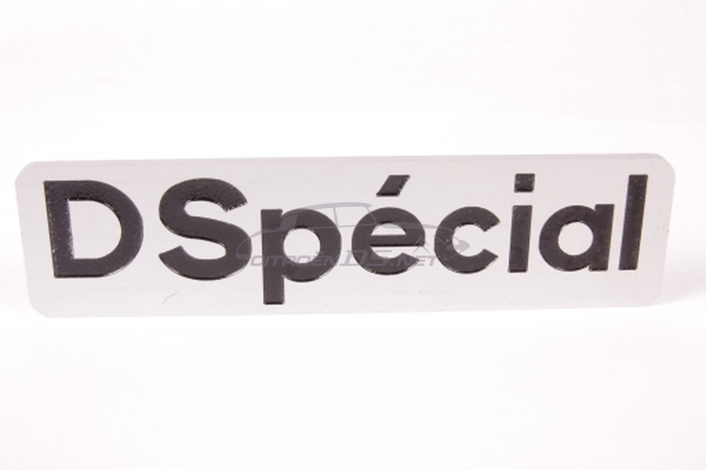 Type plate &quot;D Special&quot; 1972-'75