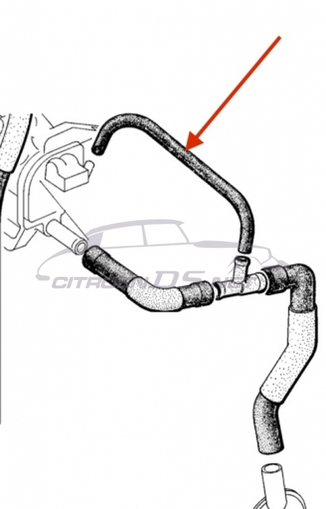 Breather pipe 7mm from T-piece to throttle valve 