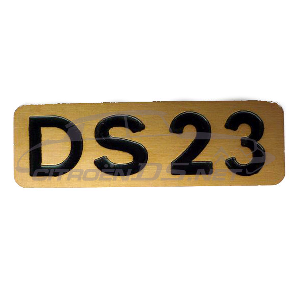 Typenschild/ Monogramm "DS23" Break