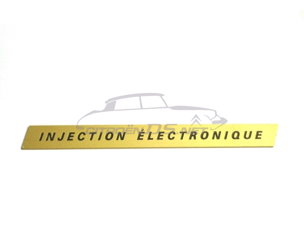 Sigle "injection électronique"