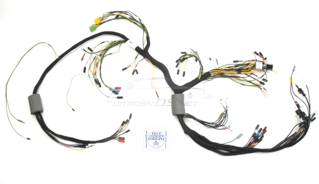 Wiring loom for dashboard with round clock 09/1971-1975