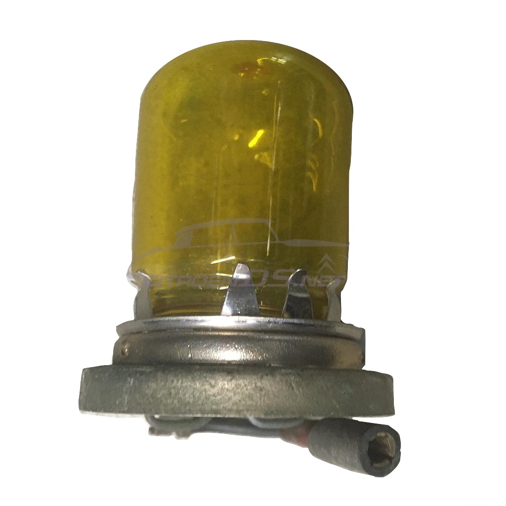 Support d'ampoule H1 avec verre jaune phare secondaire