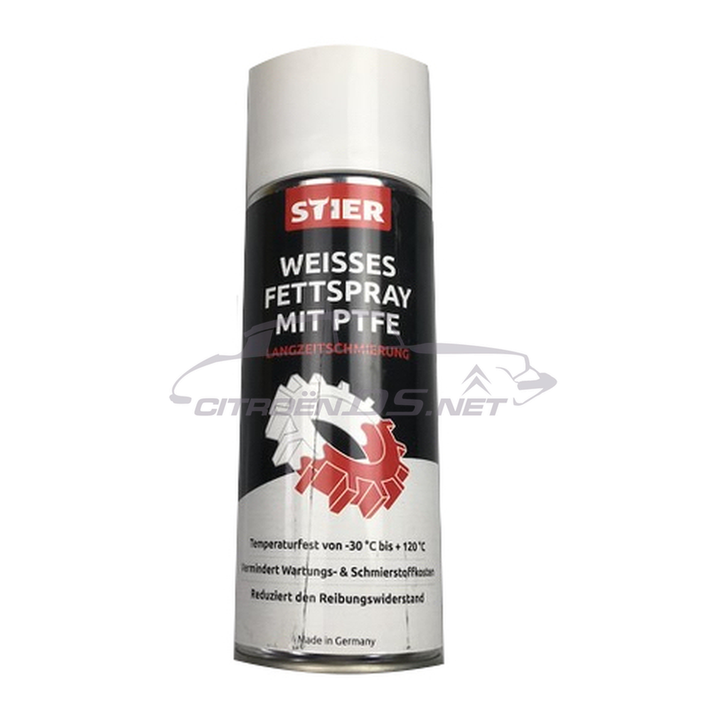 White grease spray with PTFE , 400 ml