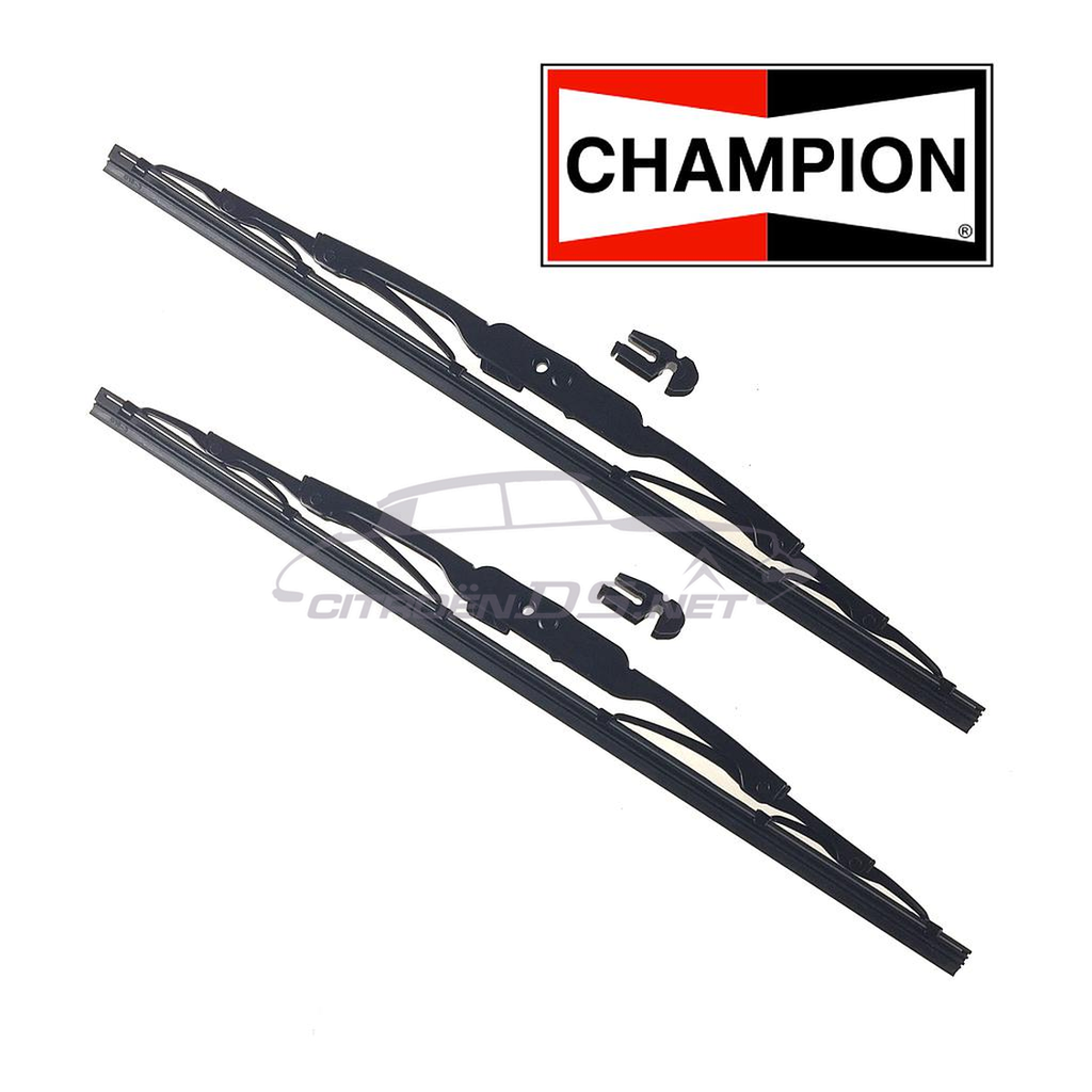 Wiper blades black 09/1971-1975, pair