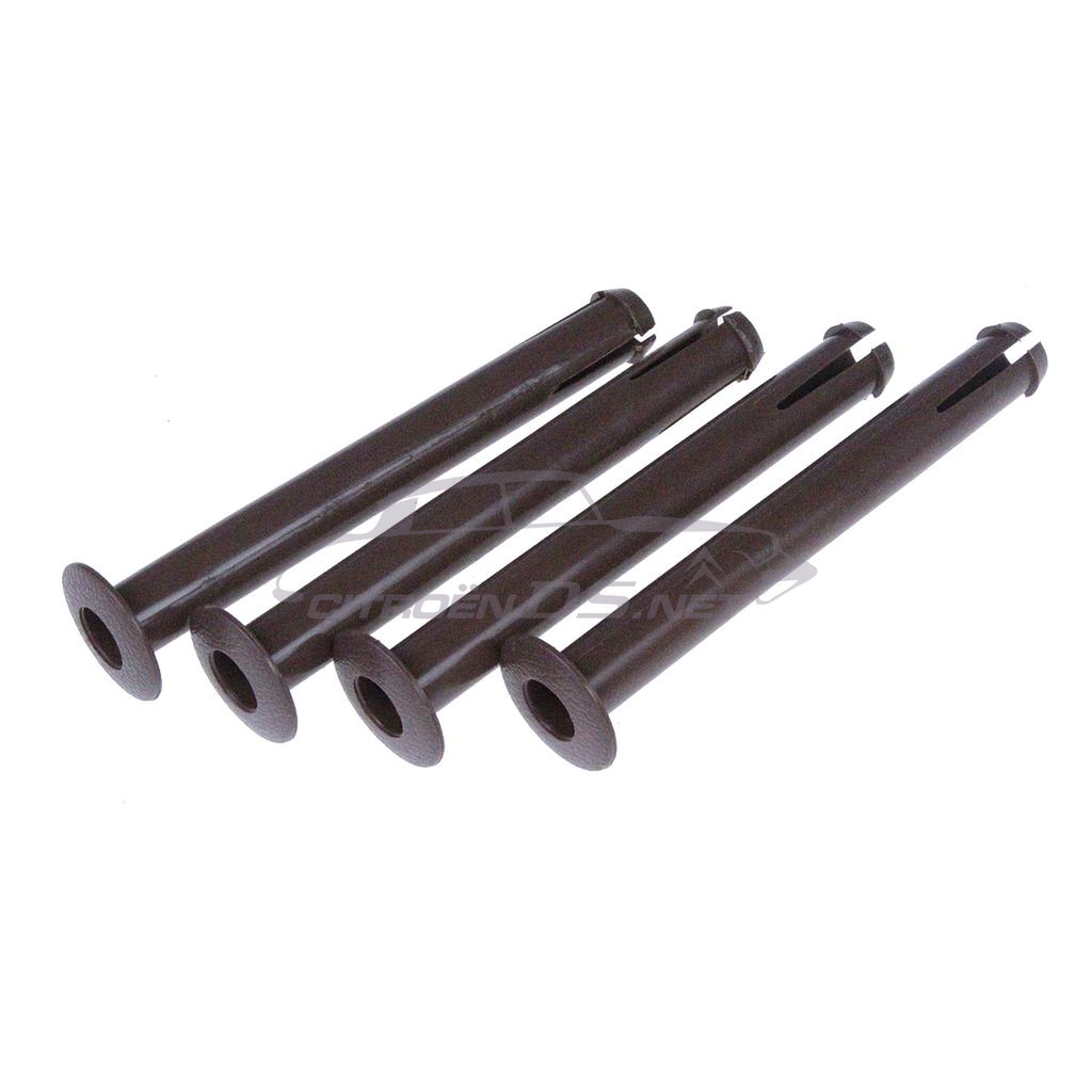 Fourreaux plastiques marron 130mm pour appuie-tête petit modèle, jeu de 4