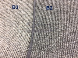 [717258/LHD/63-75/B2] Carpet mat, front, &quot;bouclé&quot;, DS, grey (B2, LHD, 1963-1975)