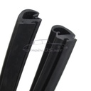 Cabriolet hood window seals, left + right