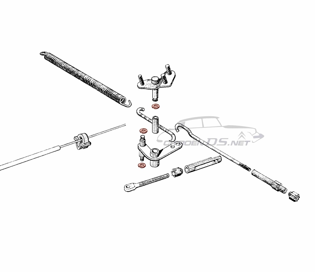 E-clip for turning-light mechanism