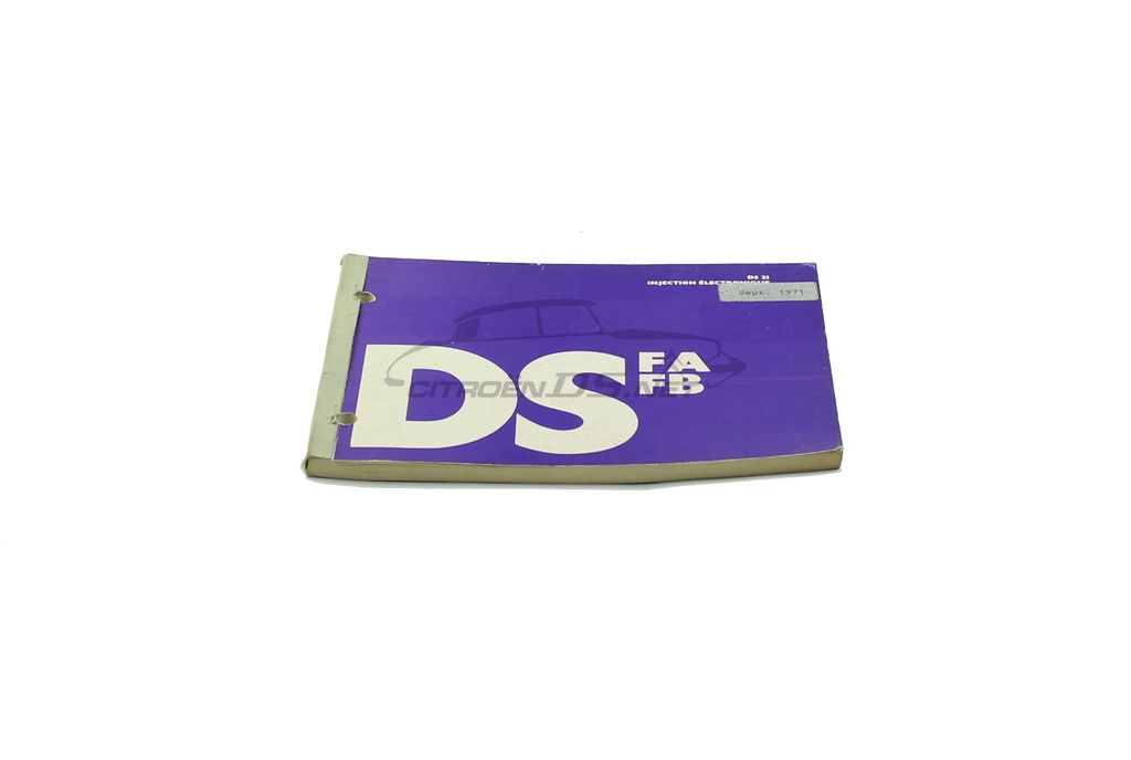 Betriebsanleitung DS 21 inj. Ausg. 9/71 über 100 Seiten, original, die deutsche Ausgabe