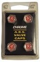 Valve caps, set of 4