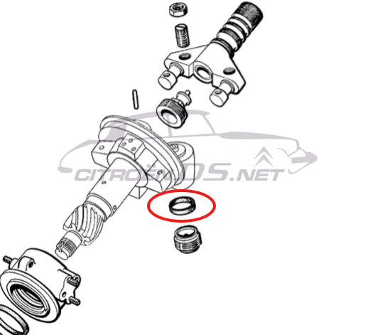 Guarnizione per pistoni del servosterzo  (pinion) LHM/LHS!