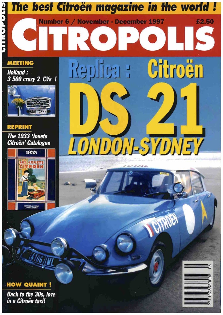 Magazine Citropolis, No. 6 Nov.-Déc., version anglaise