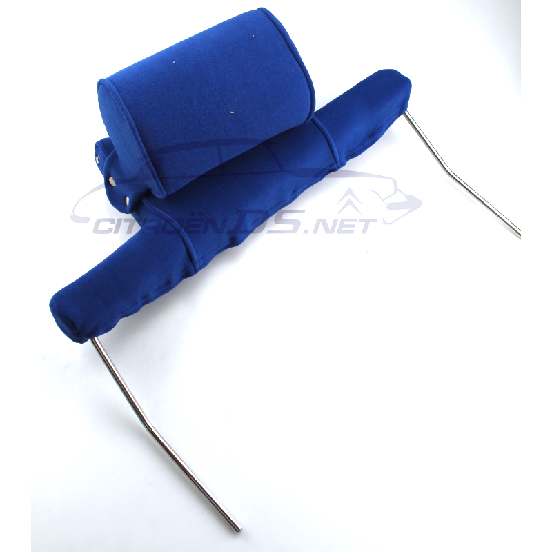 SPECIAL OFFER! Headrest large model velvet blue ”bleu Andalou”, pair