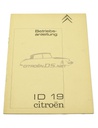 Operating instructions ID19, ORIGINAL, the German edition