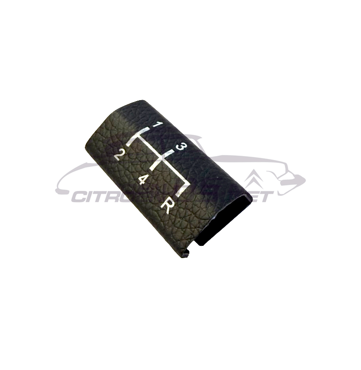 Cover with shift pattern, 4-speed