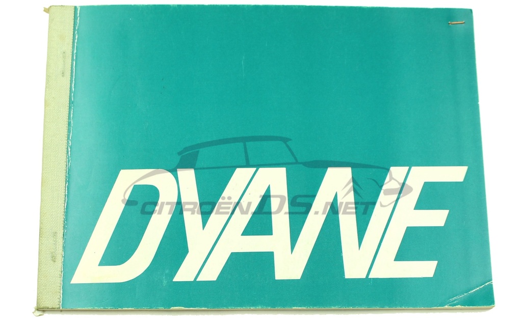 Manuale d'uso   Citroen Dyane, ORIGINALE, settembre 70/71, edizione tedesca