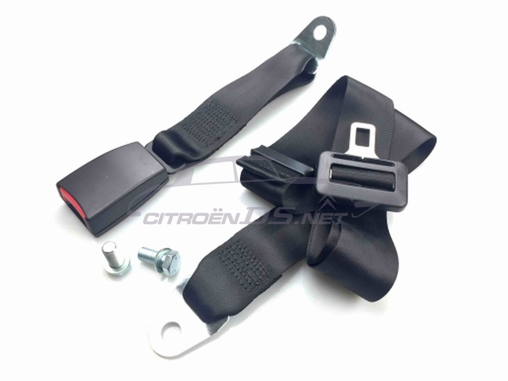 2-point rear seat belt