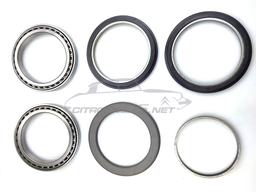 [410045] Front wheel bearing and seal set, with adjusting ring, from 1966