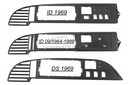 Tacho- Umrandung ID oder DS, 09/1964-1969, AT