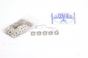 Boucles inox pour collier 5mm "Ligarex" sachet de 100pces