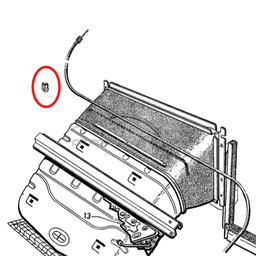 [205641] Rondella di sicurezza per telaio dell'radiatore