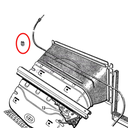 Rondella di sicurezza per telaio dell'radiatore