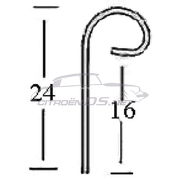 [H50188] Outer hinge strip (female).