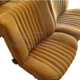 [717581] Pallas patterned seat covers &quot;caramel&quot; (1973-1974), set for 1 car