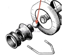 [309261] Push-rod ball suspension cylinder